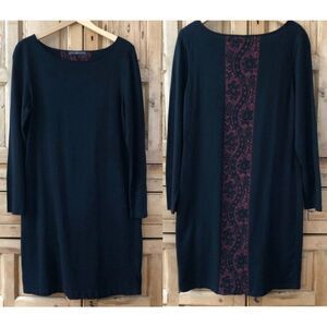 Peruvian Connection Black Red Shorter Dress